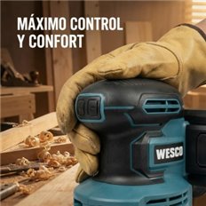 Lijadora Excentrica 18V Bateria De 2.0 Ah Y Cargador