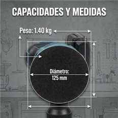 Lijadora Excentrica 18V Bateria De 2.0 Ah Y Cargador