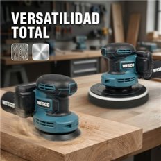 Lijadora Excentrica 18V Bateria De 2.0 Ah Y Cargador
