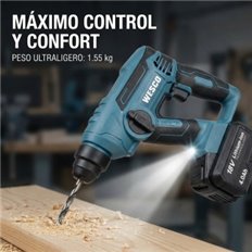 Martillo 18V Bateria De 4.0 Ah Y Cargador