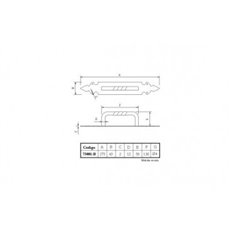 Tirador Salomonico Negro Placa 275X43Mm Imex El Zorro