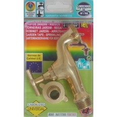 Grifo Jardin Curvo 1/2" Regulable Clasico S M
