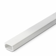 Canaleta Electricidad 21X11,5Mm Adhesivo Pvc Blanco Inofix 15 Pz