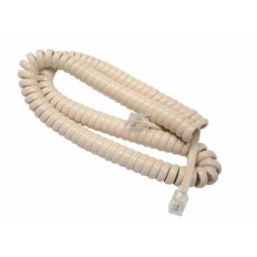 Cable Telefonia Rizado Axil Marfil Largo Tl-071-E