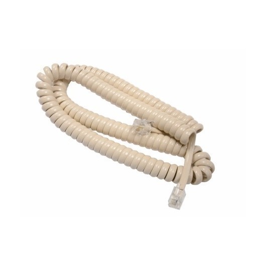 Cable Telefonia Rizado Axil Marfil Largo Tl-071-E