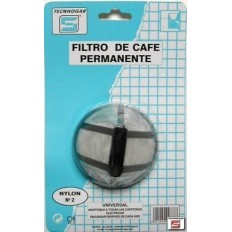 Filtro Cafe Permanente 1X2 Papel Tecnhogar