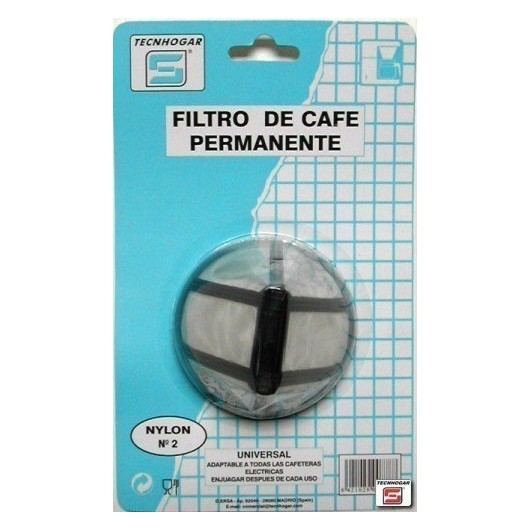 Filtro Cafe Permanente 1X2 Papel Tecnhogar