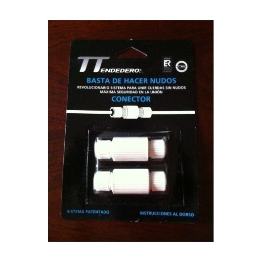 Conector Cuerdas Sin Nudo Tendederos Y Tiradores 2 Pz