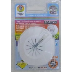 Embellecedor Tubo Calef 8-22Mm Simple S M Abs Blanco 321825 2 Pz