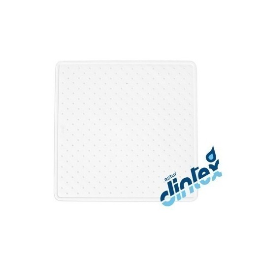 Alfombra Baño Antideslizante 43X43Cm Ducha Blanco Dintex