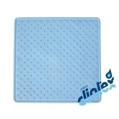 Alfombra Baño Antideslizante 54X54Cm Ducha Azul Donaplus