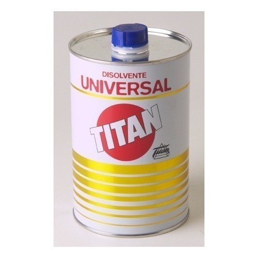 Disolvente Universal  Envase Metalico  Titan 5 Lt