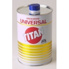 Disolvente Universal  Envase Metalico  Titan 1 Lt