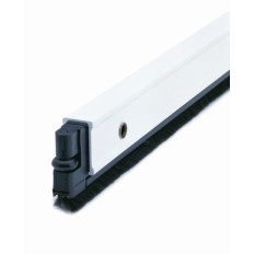 Burlete Bajo Puerta 102Cm Tornillos Cepillo Aluminio Blanco Almalock-2 Alma