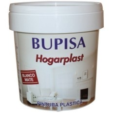 Pintura Plastica Mate 4 Lt Blanco Interior HogarPlastica Bupisa