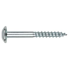 Tornillo Inviolable 07X050Mm Cabeza Redonda Cincado Index 100 Pz