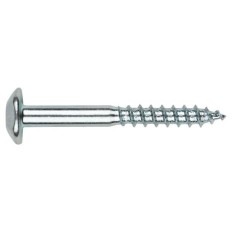 Tornillo Inviolable 07X050Mm Cabeza Redonda Cincado Index 100 Pz