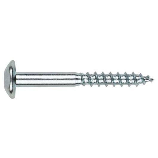 Tornillo Inviolable 07X050Mm Cabeza Redonda Cincado Index 100 Pz