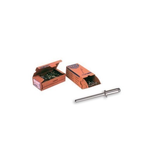 Remache Fij Estand. 6X14Mm Alu Alum Bralo 250 Pz