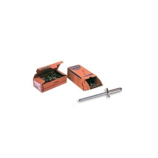 Remache Fijacion 4X20Mm Cabeza Ancha Aluminio C12 Bralo 250 Pz