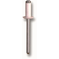 Remache Fij Estand. 4X10Mm Alu Lac.Bl Bralo 500 Pz