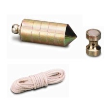 Plomada Albañil 1000Gr Nuez Magnetica Hierro Laton Nusac