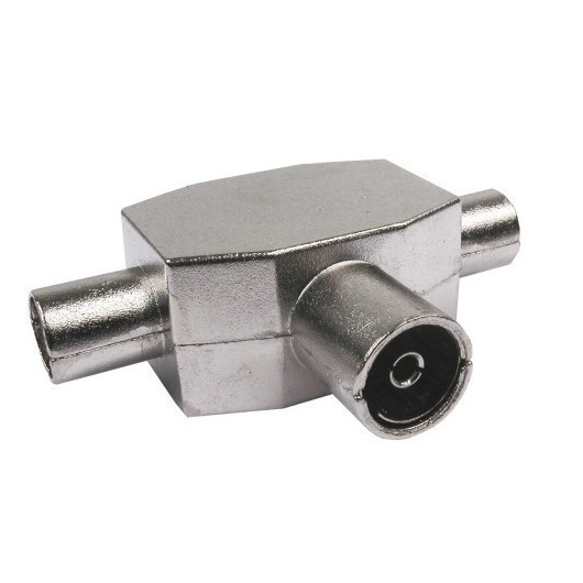Distribuidor Antena Coaxial 2 M+1 H Blindado Triple  Axil