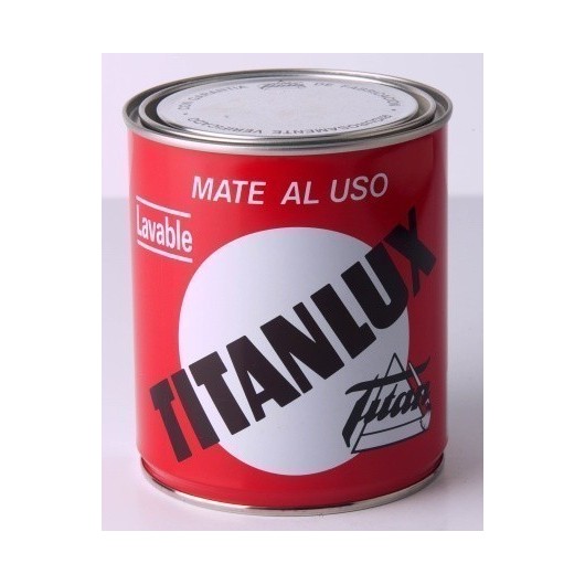 Pintura Plastica Mate 750 Ml Blanco Interior SInterior Al Uso Titan