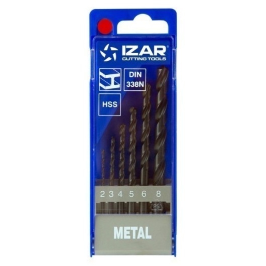 Broca Metal Juego Hss 1462 Izar 6 Pz