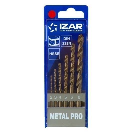 Broca Metal Juego Hss-Cobalto 1462 Izar 6 Pz