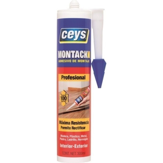 Adhesivo Montaje 300 Ml Montack Cart Ceys