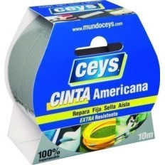 Cinta Adhesiva 50Mmx 10Mt Americana Plata Tack Ceys Ceys