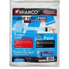 Plastico Protector 4 Mt X 05 Mt Fino Cubretodo Miarco