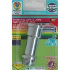 Union Alargo Grifos M-H 1/2" - 5Cm Cromo S M