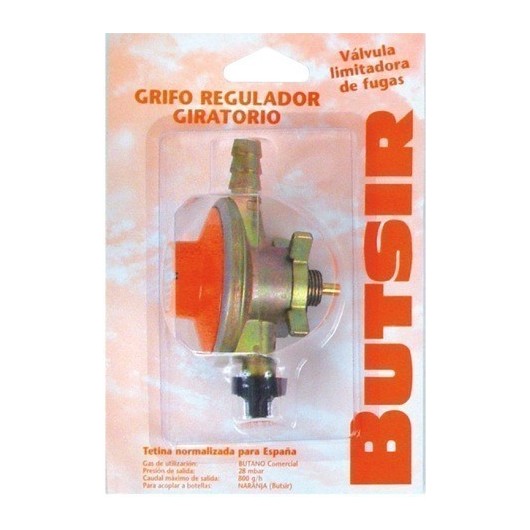 Grifo Camping  28 Gr Regulador Butsir Gas Giratorio Repu0001