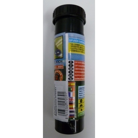 Difusor Riego 05Cm-0º-360º Emergente S M Regulable C/Normal 570391