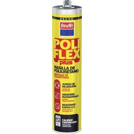 Sellador Masilla 300 Ml Ne Poliuretano Poliflexplus Krafft