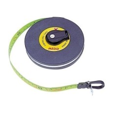 Cinta Metrica 50Mt-15,0Mm Fluorescente Fibra Vidrio Estuche Abs Medid