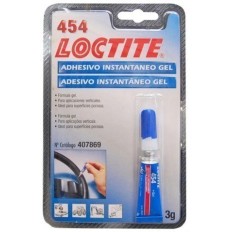 Adhesivo Instantaneo Gel 3 Gr Loctite 454 Loctite