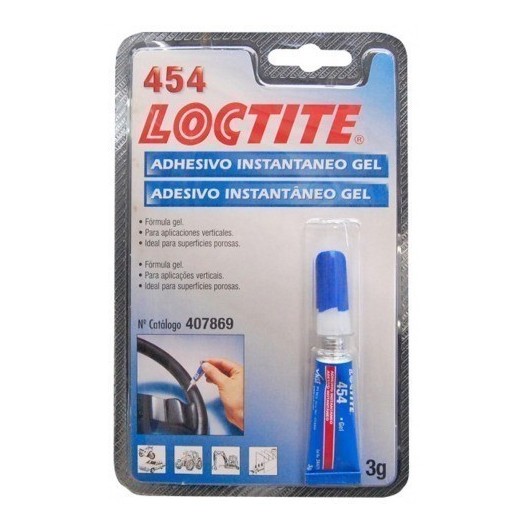 Adhesivo Instantaneo Gel 3 Gr Loctite 454 Loctite