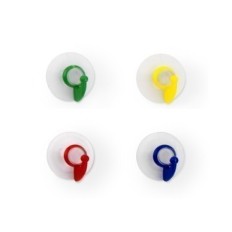 Colgador Hogar Ø 42X32Mm Ventosa Gancho Plastico Surtido 1207-0+ Inofix 4