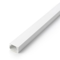 Canaleta Electricidad 25X16Mm Adhesivo Pvc Blanco Inofix 15 Pz