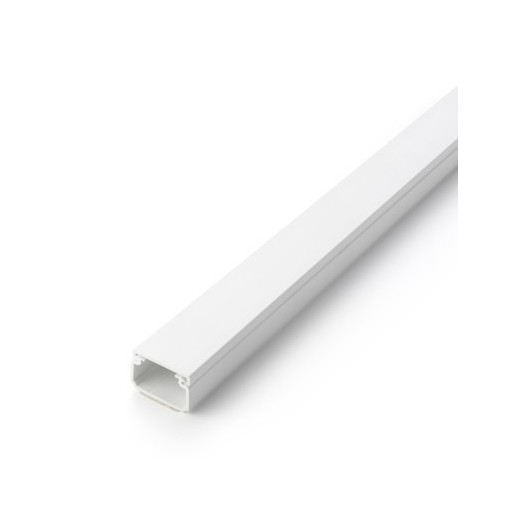 Canaleta Electricidad 25X16Mm Adhesivo Pvc Blanco Inofix 15 Pz