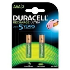 Pila Recargable Lr03 Aaa 1,5V Duracell 2 Pz