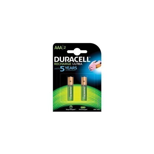 Pila Recargable Lr03 Aaa 1,5V Duracell 2 Pz