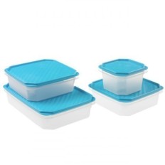 Hermetico Alimentos Lavan Plastico Tatay 4 Pz