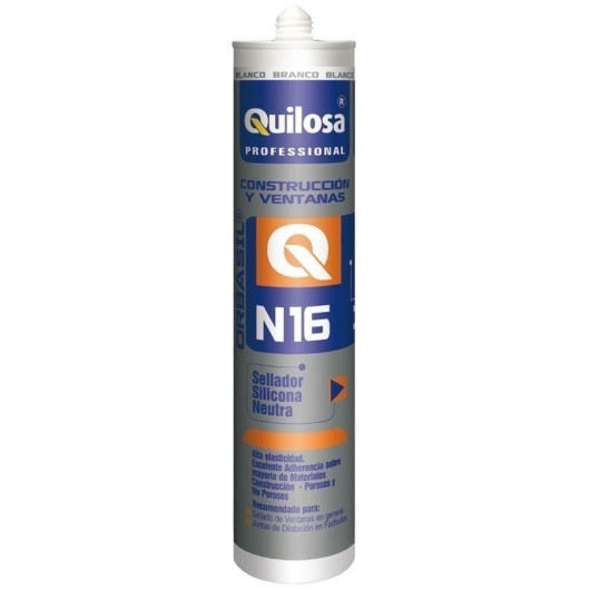 Silicona Neutra Construccion 300 Ml Bl Orbasil N-16 Quilosa