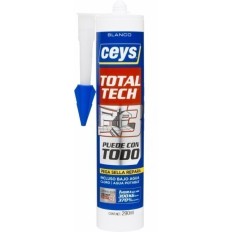 Adhesivo Sellador Polimero 290 Ml Blanco Total Tech Xpress Ceys