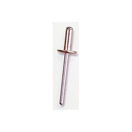 Remache Fijacion 4X12Mm Cabeza Ancha Aluminio Minicaja Bralo 50 Pz