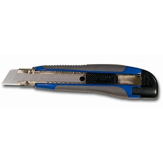 Cutter Profesional  Guias Metalicas 18Mm Hoja Retractil Abs Bim Bricody